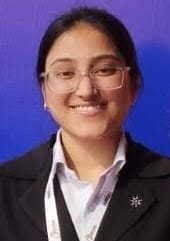 Profile photo of Your Name, smiling, professional pose with dark background